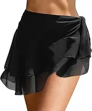 [YLoza] Sarong Wraps for Women Swimsuit Coverup Sheer Beach Bathing Suit Chiffon Cover Up Skirt for Swimwear S-3XL