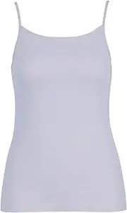 [Wing] EL1048 Women's Inner Organic Cotton Blend Material, Spring and Summer, Non-Hibble, Thin and Light; Luxurious Organic Flat Type, Sweat Absorbent, Quick Drying, Camisole,