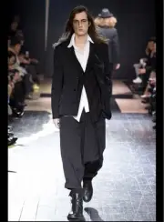 Yohji Yamamoto Pour Homme PO Discord Jacket FREE SIZE 2-Piece Pants 15Aw Collect