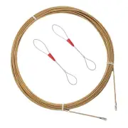 Spring Wire Threader Puller Flat Head Cable Organizers Wire Pulling Tool 5-25M