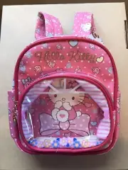 Hello Kitty Pink Floral Print Kid’s Backpack Small 9 x 8 With Tags Brand NEW