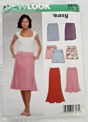 Simplicity NEW LOOK Pattern 6345 Misses' Skirt Sewing Craft Project (H)