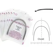 100pcs Orthodontic Arch Wires Stainless Steel Rectangular Arcos de Ortodoncia