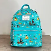 Loungefly x Disney Pirates Mickey & Friends Mini Backpack Blue