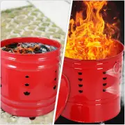 Incinerator Can Household Bucket Enamel Incinerator Fire Bin Incinerator Can