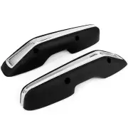 Arm Rest Pad+Trim Deluxe Black PAIR 1963-1964 Falcon (for: Ford)