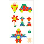 【玩具倉庫】【USL 遊思樂】六形六色(250PCS)實心/空心 拼圖 教具 積木 分類、數數和邏輯思考 觀察和創造力
