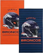 NORTHWEST NFL Denver Broncos 2-Pack Beach Towel Set, 30" x 60" Each, Standard, Team Colors