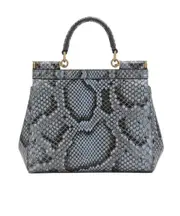 Dolce Gabbana Medium Sicily Handbag One size light blue