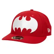 Batman Low Profile Red New Era 59Fifty Fitted Hat Red