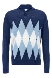BALLANTYNE 'Argyle' Polo Shirt