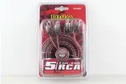 DNA RCA405R 5 Meters RCA Interconnector Pro Spec Cable Red