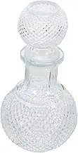Homoyoyo Glass Brandy Dispenser Elegant Liquor Decanter for Whiskey Brandy with Stopper Controlled Dispensing for Home Bar Use Enhances Flavor Rapid Aeration