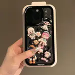 IPHONE保護殻✨三維甜酷多拉卡通手機15PROMAAXAPPLE13PHONE CASE14CUTE11ANTI-F