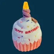 Mud Pie Plush Cupcake Light Up Musical Happy Birthday Toy Gift