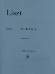 Liszt 2 Legends for Piano Solo Henle Urtext Advanced Classical Sheet Music Book