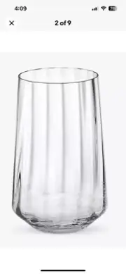 Georg Jenson Brand New Bernadette Lead Free Crystal Glass Tumblers-Set Of 6