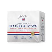 John Cotton Classic Luxury 50/50 White Duck Feather & Down All Seasons Quilt