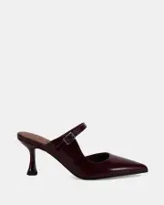 Shelly Shen Nyla/Wine Patent Womens Heels 08