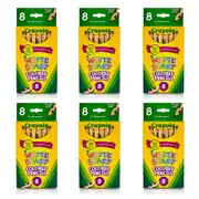 48pc Crayola Write Start Pre-Sharpened Coloured Pencils Drawing Art Kids 6+