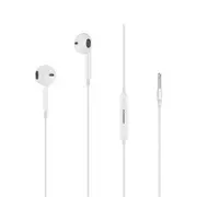 RockRose Solo MC 3.5MM In-Ear Headphones - White, 120cm [RRWE02]