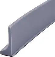Durable Silicone Waterproof Barrier, Multifunctional Waterproof Board Waterproof Strip，Shower Threshold Water Dam，0.63in×1.18in，Suitable for Both Home and Business environments.(Gray,5 meters/196 in)