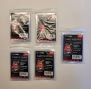 ULTRA PRO CARD SLEEVES SOFT SLEEVE REGULAR 35PT - 100PT - 5 PACK OF 500 SLEEVES