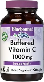 BlueBonnet Buffered Vitamin C 1000 mg Caplets, 90 Count