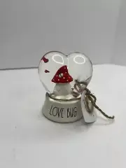 Rae Dunn “Love Bug” “ Amore “ snow globe New In Box With Tags