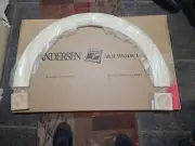 Andersen 244CT28 Arch Window Casing Colonial Maple with Plinth Blocks
