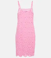 Rotate Silke crochet slip dress