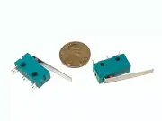 2 Green limit switch long lever normally open or closed Straight Hinge SPDT C3