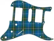 Stratocaster Graphical Pickguard Custom fit Fender HSH 11 Hole Nova Scotia