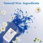 Hard Wax Beads Easy Peel-Off Texture Natural Ingredients Wax 2pcs NEW