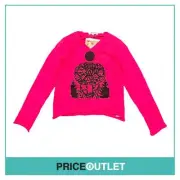 Comme des Garçons Jingle Flowers - Womens Pink Jumper - Size M - BRAND NEW WITH