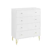 Sarantino Rocco Chest of Drawers in White