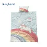 在飛比找遠傳friDay購物優惠-【myhouse】韓國攜帶式兒童防蟎睡袋 - 獨角獸