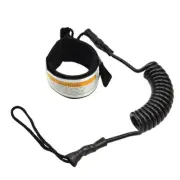 Coil Leash Coiled Paddle Board Leashes 6mm Thick Strap for Longboard Surfboards