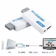 1080p Wii to HDMI Converter Mini 3.5mm Adapter Wii2HDMI Audio HD Video Output