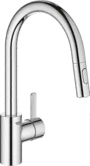 Grohe 31481001 Chrome Single Lever Kitchen Faucet - Modern Design & Durable Finish