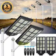 10000000LM LED Solar Motion Sensor Light Bright Garden Outdoor Street Wall Lamp