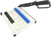 Paper Cutter, Guillotine Paper Cutter, 12" Cut Length Paper Trimmer, Heavy Duty Metal Base Paper Cutting Board, 12 Sheet Capacity Paper Slicer for Cardstock Crafts, Coupon, Label & Photo