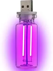 Touch Adjustment Led Glass Bottle - Retro Car Lamp | Bottle Design Automotive Interface Charging Night Lamps | Energy-Saving for Hallway | Classic Car Interior Lights | Antique Car Lamp Old School