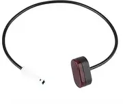 Electric Scooter Rear Front Mudguard, for Xiaomi, M365/Pro/1S Kickscooter Tire Splash Fender Rear Taillight Back Guard Wing Parts Skateboard Mudguard(Burgundy)