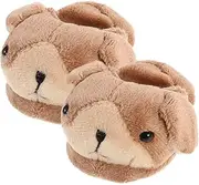 INOOMP 18 Inch Doll Shoes Animal-Themed Plush Winter Slippers for Doll Dress-up