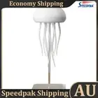 3D Jellyfish Night Light with Rotating Tentacles for Home Decor (with Base) AU