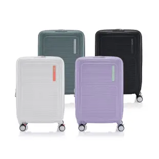 【AMERICAN TOURISTER 美國旅行者】25吋 MAXIVO 2/8抗菌PC防盜拉鍊煞車輪行李箱(多色可選)