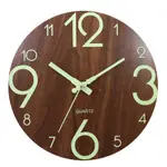 【台灣現貨】美式復古工業風 夜光鐘 靜音掛鐘 螢光鐘 時鐘錶 掛鐘 裝飾 裝飾 壁掛 壁鐘 客廳時鐘 數字時