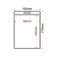 在飛比找松果購物優惠-量販500組 TA-046 直式(內尺寸98x145mm)名