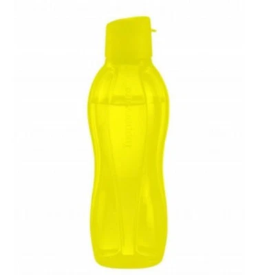 Tupperware Water Bottle 25 oz & Liquid Tight Big Gulp Pour Seal Neon Yellow New